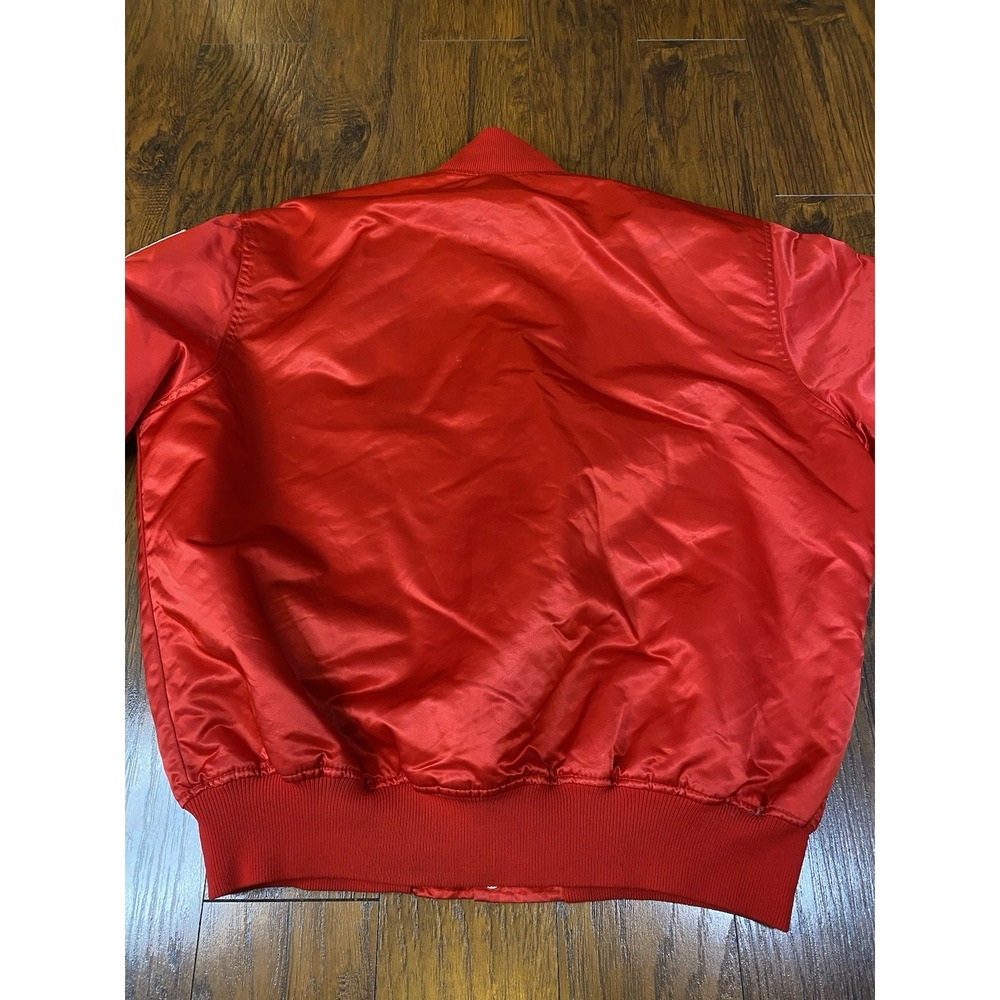 Vintage Kansas City Chiefs Mens XL NFL Red Satin Pro Line Starter Jacket - Picture 11 of 15